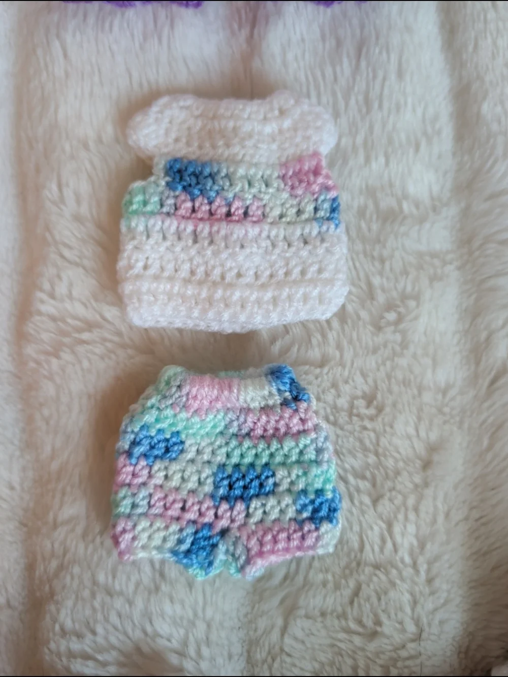 Vintage Crocheted Barbie Clothes & Accessories
